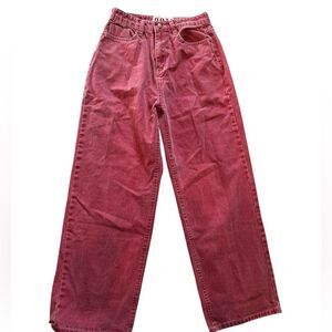 00TJ Seoul pink Denim Jeans Korean size small